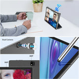 Relndoo Android 14 Tablet 10.1 Inch, 12GB(6+6 Expanded) RAM+128GB ROM, Dual Cameras, BT5.0, WIFI, IPS Display Screen, Type-C