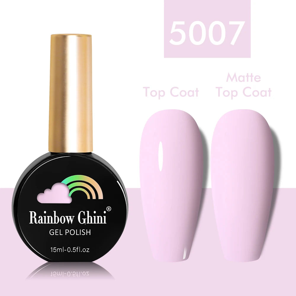 Rainbow Ghini UV LED Glitter Purple Gel Nail Polish 15ml Manicure Art Accessories Nail Glue Supplies for Professionals Varnishes