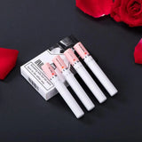 Juego de 4 labiales de cigarrillos, brillo labial mate de larga duración, resistente al agua, tubo de lápiz labial color piel, maquillaje cosmético.
