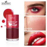 Liquid Lipstick Facial Rouge Big Eye Eyeliner 2-IN-1 Multipurpose Makeup Long-lasting Moisturizing Matte Non-stick Lip Gloss