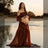 Maternity Dress For Photoshoot Pregnancy Off Shoulder Ruffled Semi Transparent Chiffon Long Dress Photography Dress For Women - Lootquake