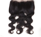 180% Density Body Wave 360 Lace Frontal | Transparent Swiss Lace Human Hair Closure (14-18")