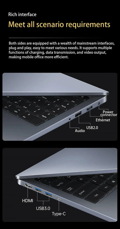 2024 New Ultraslim Dedicated Gaming Laptop 15.6 Inch Intel Core i7-1260+MX550 4Gvideo  NVIDIA   RAM Fingerprint office Notebook - Lootquake