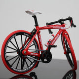 Creative Alloy Bicycle Model Ornament Mini Metal Bike Toy Collectible