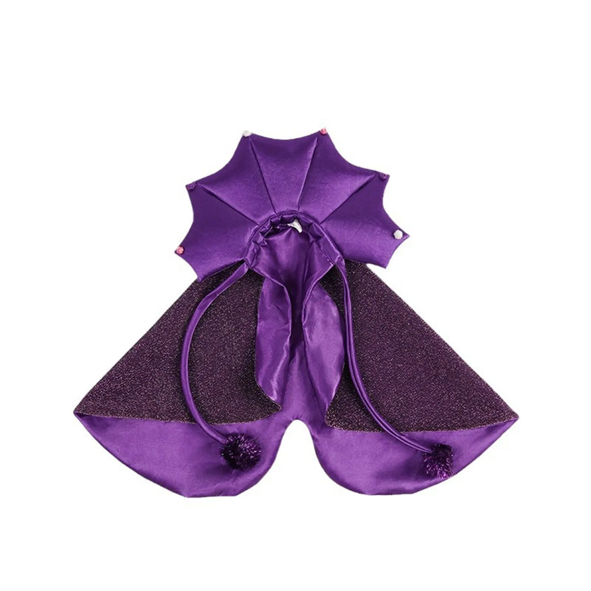 Halloween Pet Costume For Cat Purple Witch Costume Fun Cat Witch Costume Small Dog Outfit Cloak And Hat Set Pet Cos Clothes