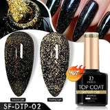CNails No Wipe Gel Top Coat Clear Gel Base Coat Varnish Soak Off Flash Top Coat UV/LED Nail Art Accessories Matte Nail Polish