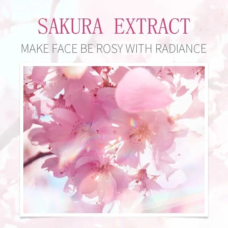 Cherry Blossom Cream Facial Essence With Cherry Blossom Extract Sakura Facial Essence For Facial Firming Moisturizer Hydrating