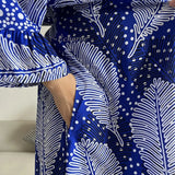 New Style African Dashiki Print Long Sleeve Loose Cotton Elegant Women  Abaya Long Dress Summer Maxi Casual Dresses Vestidos - Lootquake