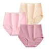3Pcs/Set Cotton Panties Women Seamless Underwear High Rise Panties Comfort Solid Color Female Underpants Sexy Lingerie M-XXXL