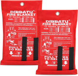 1M /1.2M/1.5M Fire Blanket Fighting Fire Extinguishers Tent Boat Emergency Blanket Survival Fire Shelter Safety Cover - Lootquake