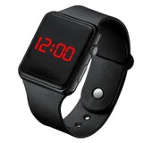 2024 Fashion Sport Digital Watch Women Men Square LED Watches Silicone Belt Electronic Women Digital Watches Clock Montre Femme - Lootquake