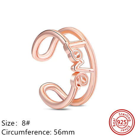 New 925 Silver Rings Styling Two-ring Connector Links Charms Beads Fit Original Pantaro Me Rings Bracelet DIY For Women Jewelry - Lootquake