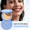 Polvos fijadores mate Ocheal para rostro, control de grasa, ligeros, radiantes, base de maquillaje, polvos compactos, maquillaje de cobertura total, cosmético