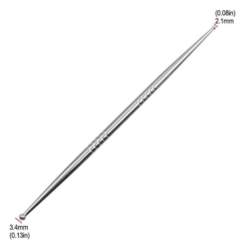 Stainless Steel Soft Pottery Clay Carved Tools Double Head Sculpture Pottery Model Tool DIY