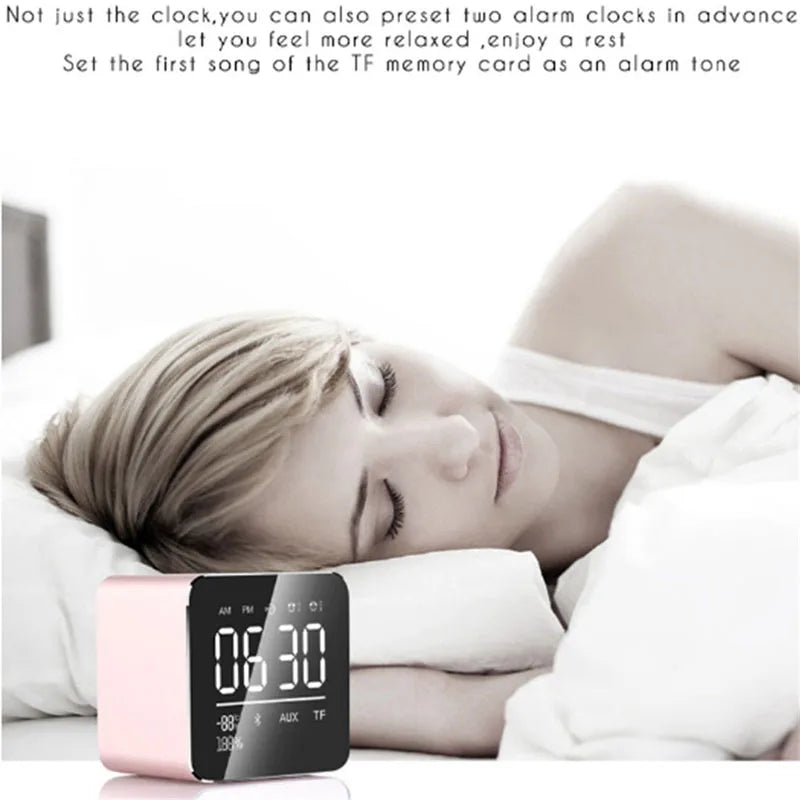 Altavoces Bluetooth V9, portátiles, inalámbricos, de metal, minialtavoces inalámbricos de graves superbajos, subwoofer, regalos únicos.