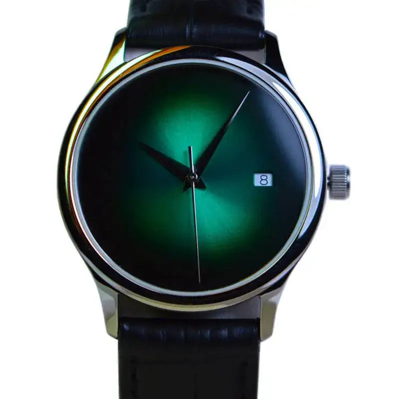 38.5mm Minimalist Mechanical Watch Tianjin ST2130 Automatic Movement Calendar Waterproof Sapphire Men's Fashion Dress Wristwatch - Lootquake