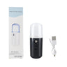 Humidificador facial en aerosol, mini, portátil, con carga, instrumento de belleza, máquina de pulverización fría, vaporizador facial.