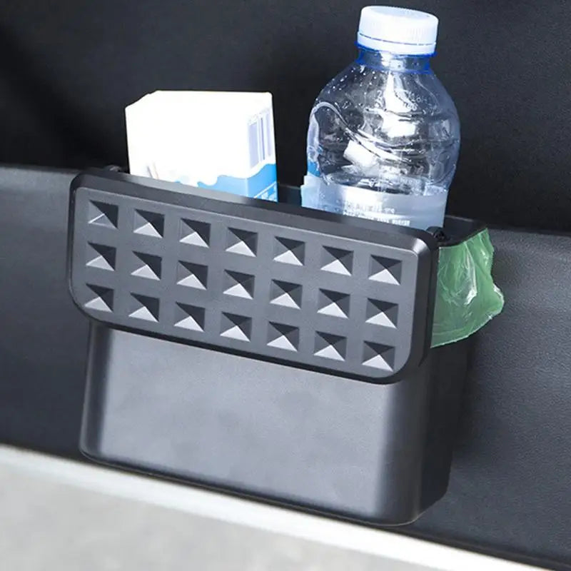Trash Can For Cars Car Organizer Car Trash Can Multipurpose Storage Container Auto Dustbin Leak-Proof Car Garbage Bin Trash Bin