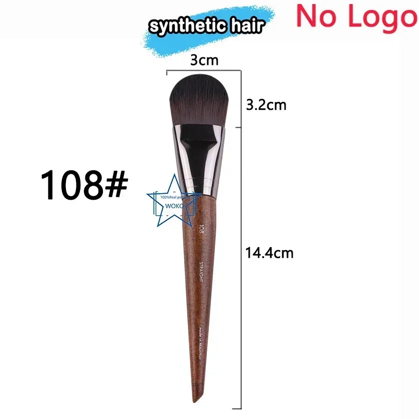 M108 106 Flat Foundation Brush  BB Cream Blender Concealer Foundation Liquid Brush Large Foundation Brush Cream Makeup Tools