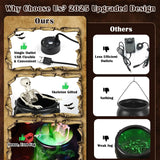 Witch Cauldron with LED & Fog