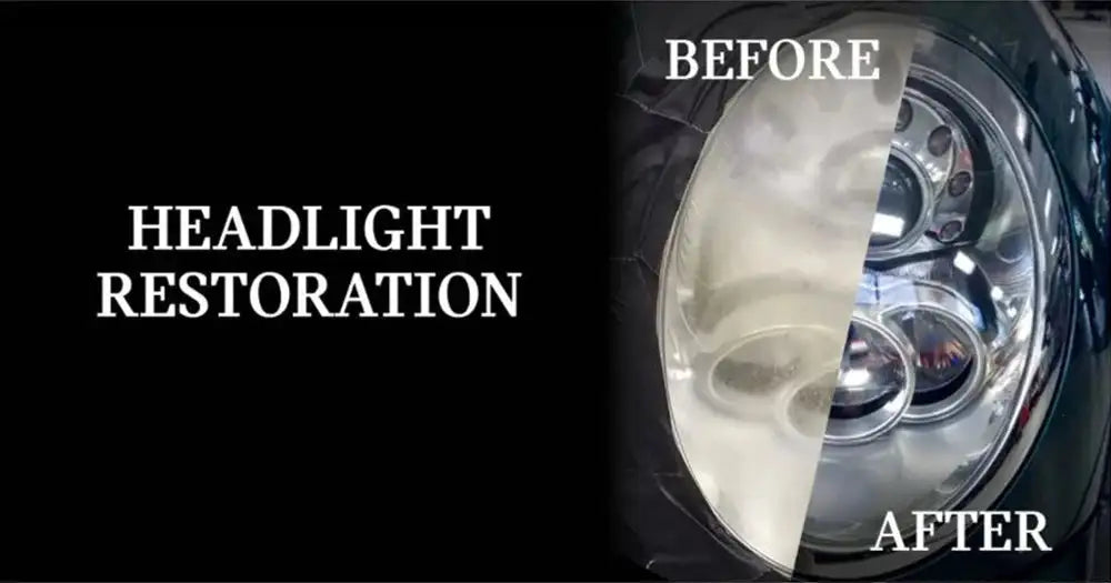 Car Headlight Polish Restoration Kit Car Headlamp Repair Renovation Kit 100ml Car Headlights Liquid Polymer Clean Auto Tool Set - Lootquake