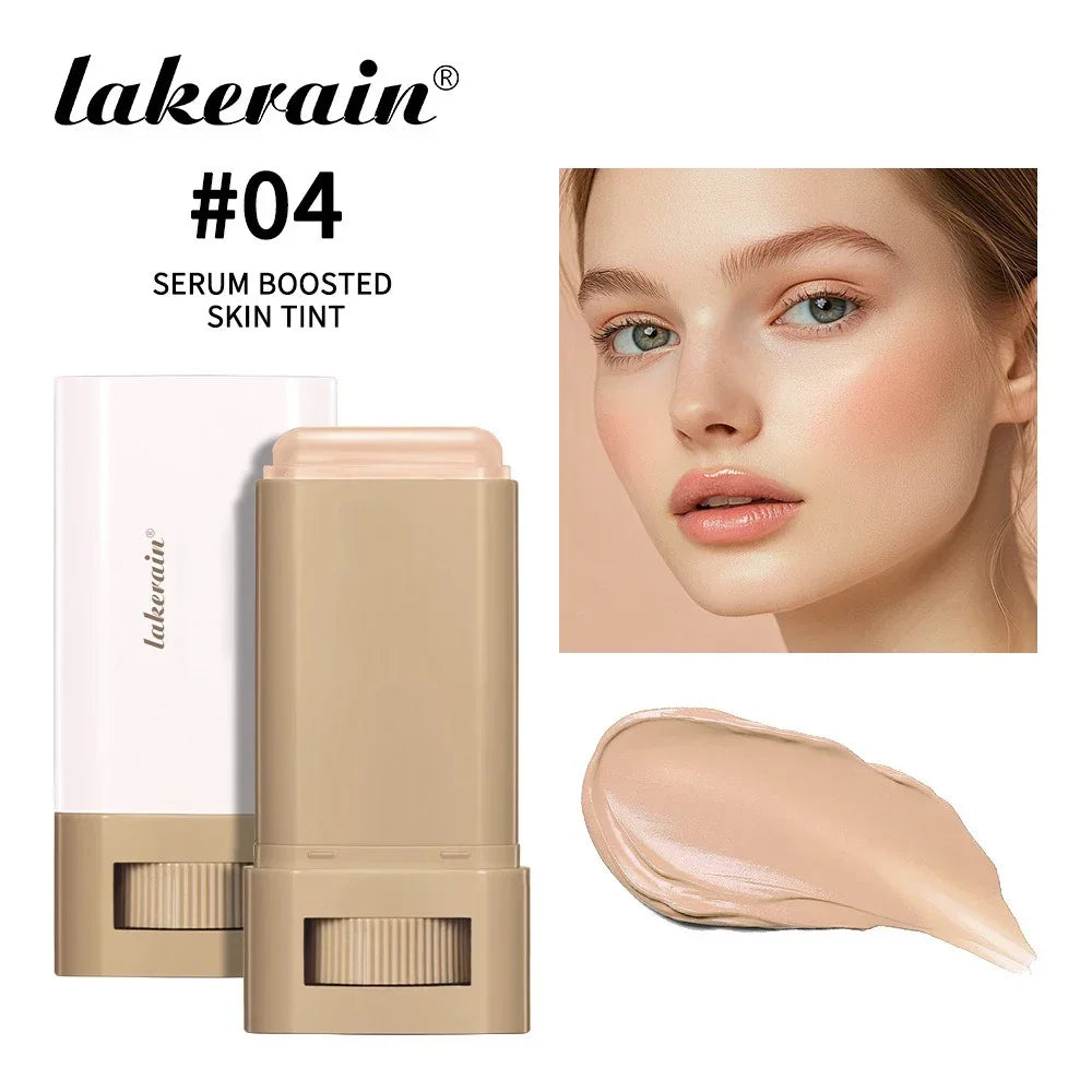 Base de maquillaje en barra, bálsamo, bronceador, borrador, suave, voluminizador, maquillaje impecable de larga duración, cosméticos de belleza facial.