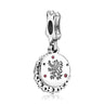 MINISO Charms de plata de ley 925 para pulseras originales de Harry Potter de 3 mm, colgantes para mujer, joyería DIY, regalos