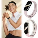 Correas deportivas para Xiaomi Mi Band 8-9 NFC, repuesto de pulsera de silicona Mi Band 9/8, resistente al agua, accesorios para Mi Band 9