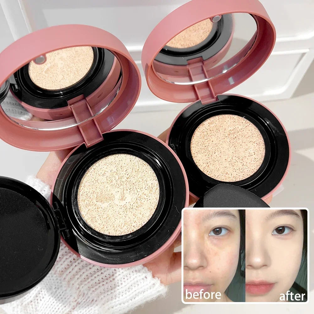 Base de maquillaje con cojín de aire BB Cream, cobertura total, resistente al agua, duradera, control de grasa, corrector CC Cream, base de maquillaje facial, cosmética coreana