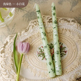 2 velas perfumadas de cera de soja con forma de flor, para aromaterapia, bodas, cumpleaños, fiestas y decoración del hogar.