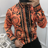 Summer Luxury Mens Button Down Shirts Royal Mens Shirts Casual Slim Fit Soft Smooth Fashion Large Size Luxury Party Shirts