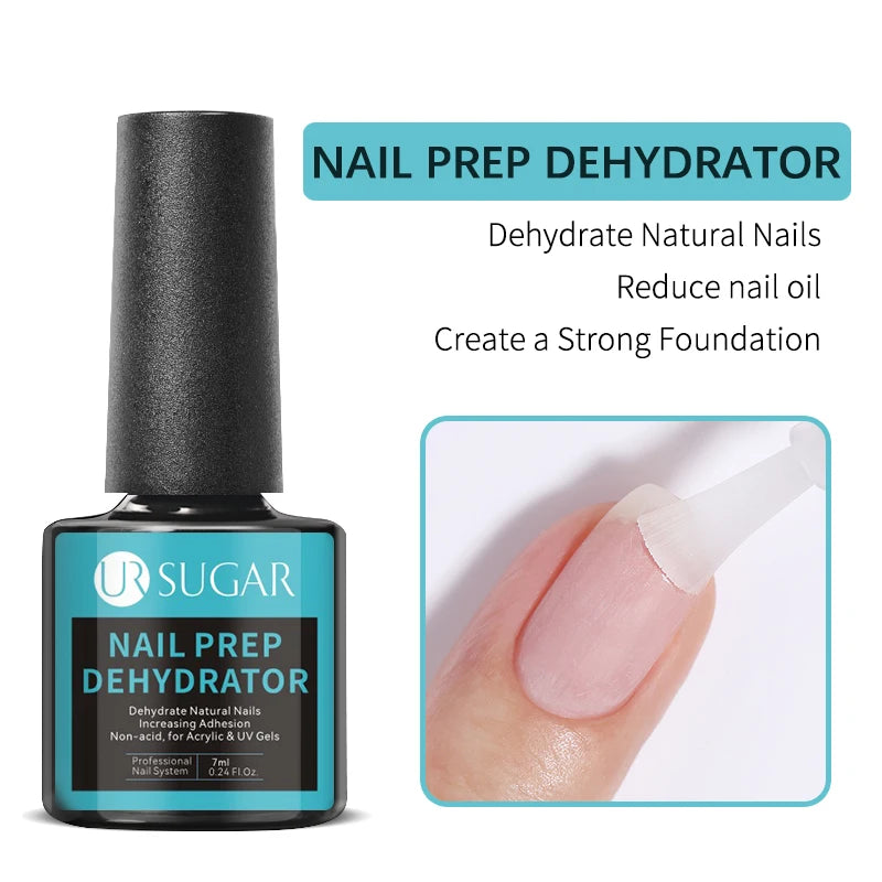 UR SUGAR Blue Color Rubber Base Gel Nail Polish Gold Glitter Base Gel Top Coat Soak Off UV LED Gel Nail Art Varnish Manicure