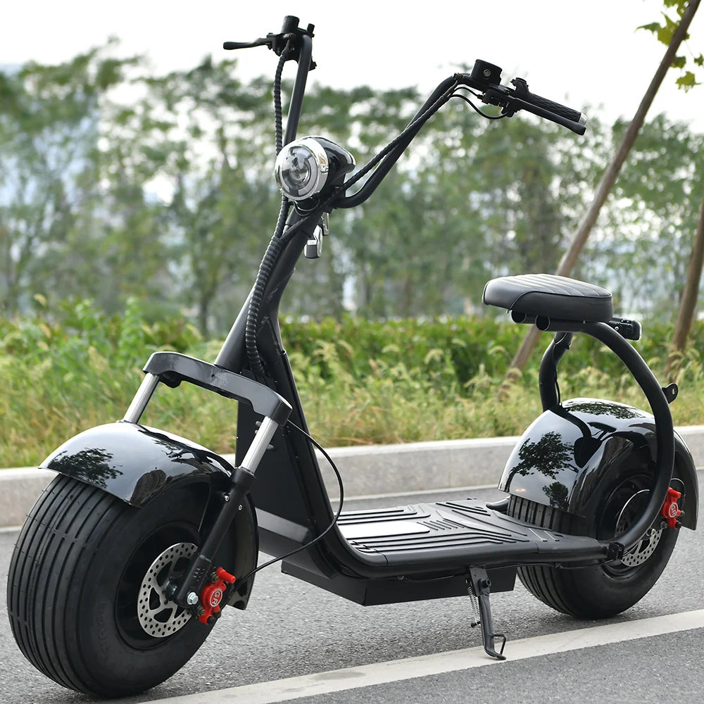 60V25AH 4000W Motor Citycoco Electric Scooter 18 Inch Snowfield Off-road Tire Max Speed 60-70KM/H Max Load 250KG USA STOCK