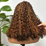 350% Density Pixie Curly HD Lace Frontal Wig | Bouncy Burmese Human Hair