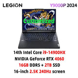 Lenovo Legion Y9000P Gaming E-Sports Laptop 2024  RTX 4060 Intel i9-14900HX 16" 16/32/64G RAM 1/2T SSD 2.5K 240Hz Notebook PC - Lootquake