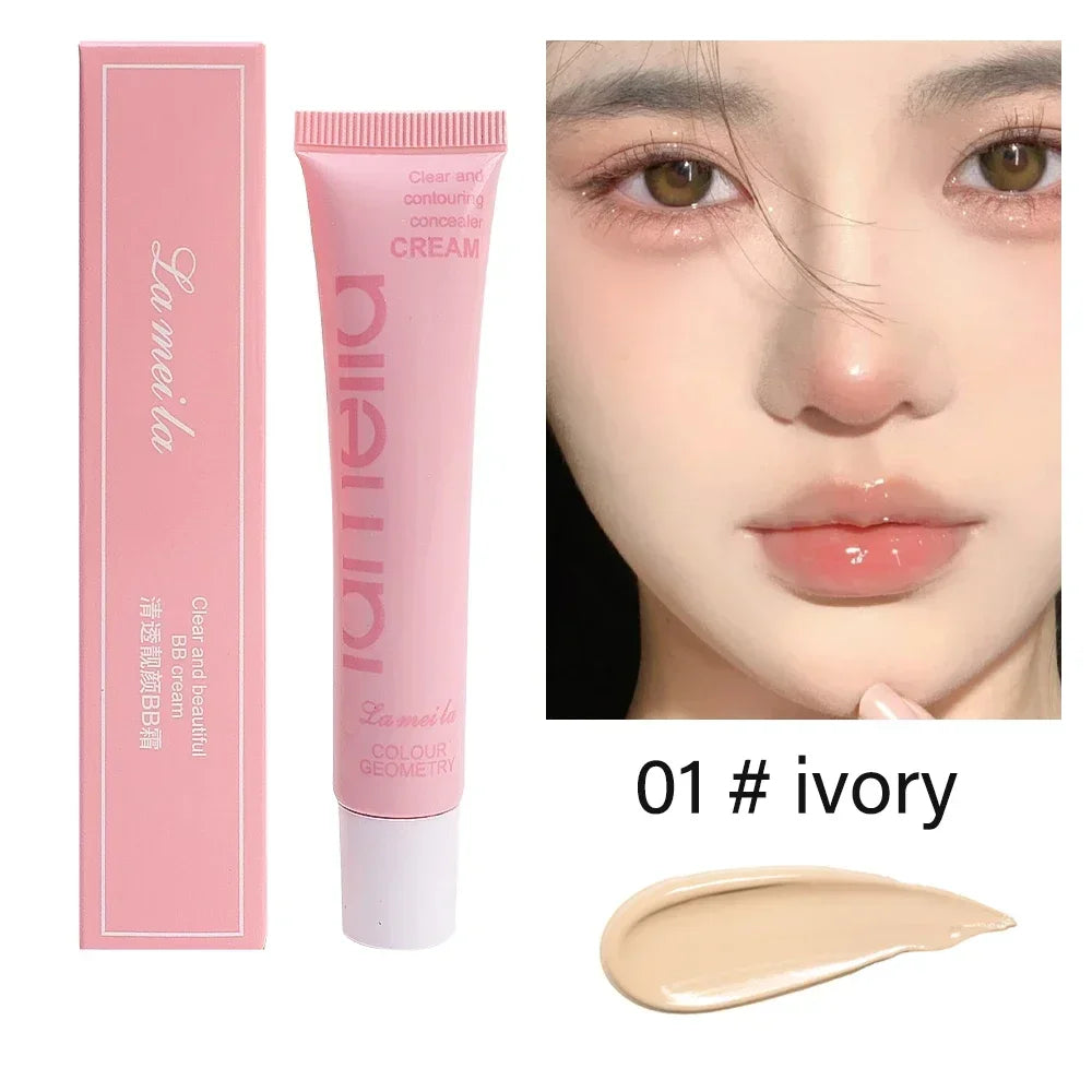 Oil-Control Matte BB Cream Liquid Foundation Waterproof Lasting Full Coverage Acne Spot Dark Circle Concealer Cream Face Makeup