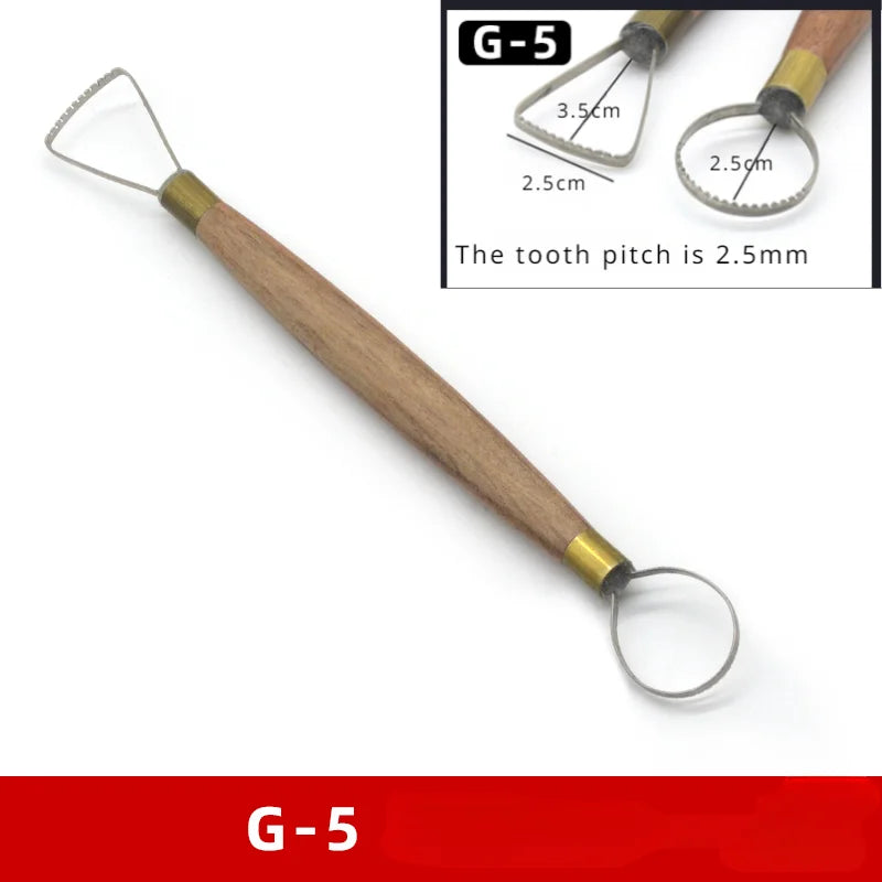 Stainless Steel Clay Sculpture Scraper Ceramic Finishing Blank Tool DIY Pottery Handicrafts Fine Carving Oil Clay Model Scraper