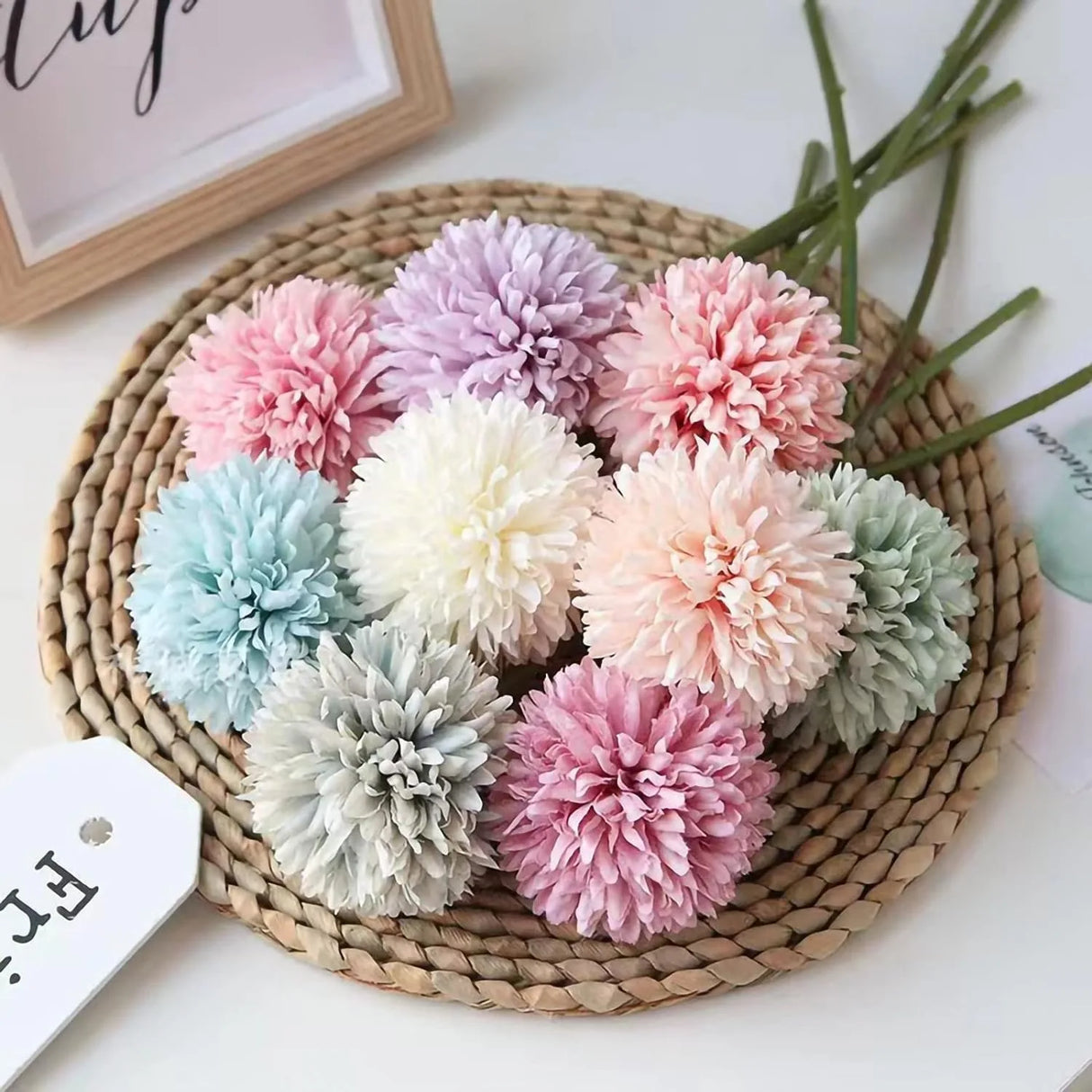 3/6Pc Hydrangea Artificial Flowers Bouquet Boho Home Bedroom Decor Wedding Decoration Craft Vases Flower Arrangement Accessories