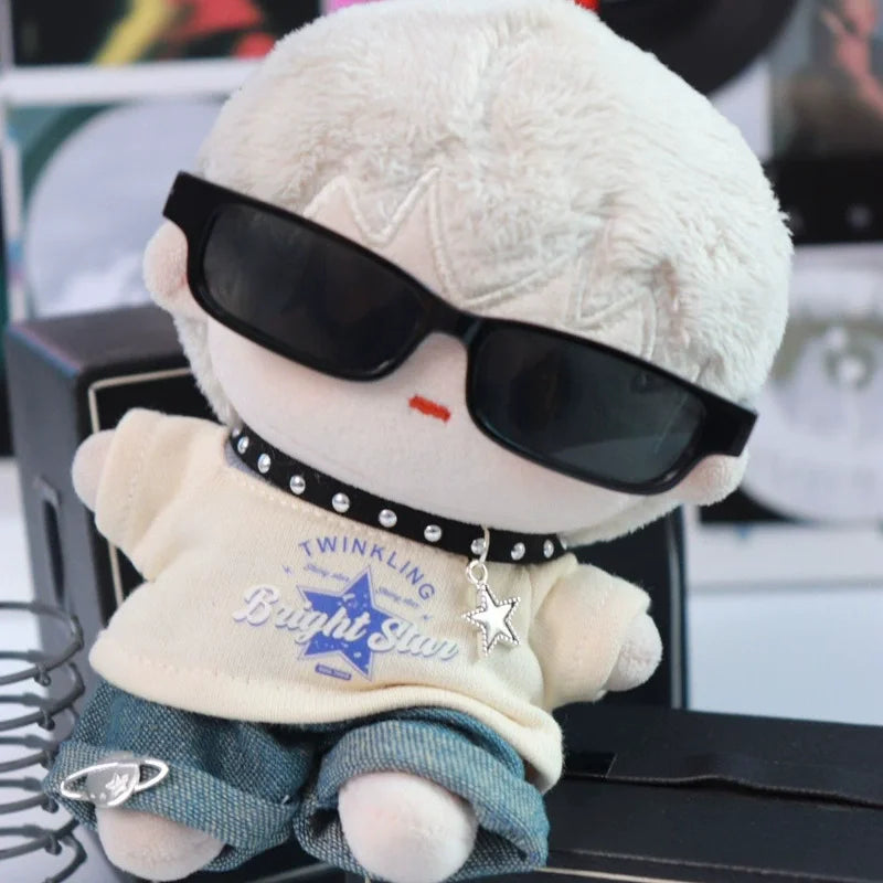 Labubu Clothes Doll American Hip Hop V1 V2 Doll Clothing Accessories Labubu Clothes Designer 20cm Doll Toy