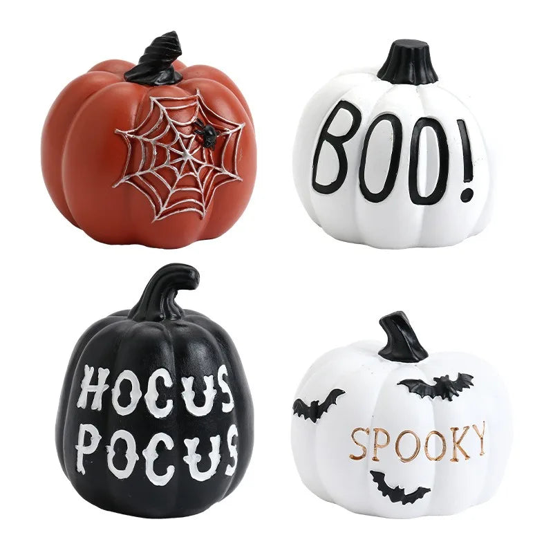 Halloween Party Decoration Ins Hot European Resin Pumpkin Decor Ghost Festival Table Boo Ornament Happy Halloween 2025 Party