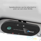 Kit mains libres Bluetooth pour voiture, clip pare-soleil, récepteur audio sans fil, haut-parleur stéréo sans fil, lecteur de musique MP3