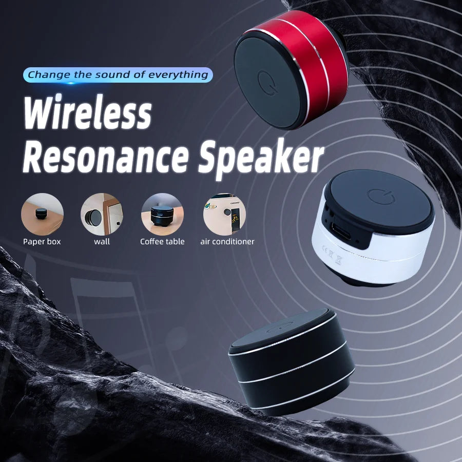 New Trend! TWS Bluetooth Bone Conduction Mini Speaker, Super Portable, Rich Bass Sound for Outdoor Exercise & Party
