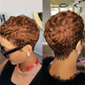 250% Density Brazilian Deep Curly Short Bob Wig | 13x4 HD Transparent Lace Front & 4x4 Deep Wave Closure Human Hair Wigs for Women