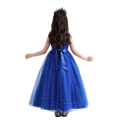 New Princess dress Large children's long dress Girl piano performance dress Festival party dress - Lootquake