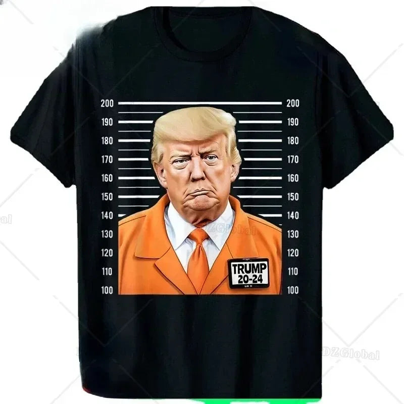 Trump 2024 I'Ll Be Back Elect Donald Trump 2024 Election Pure Cotton T-Shirt Vintage T Shirt Womens Tees Ropa Hombre Unisex - Lootquake