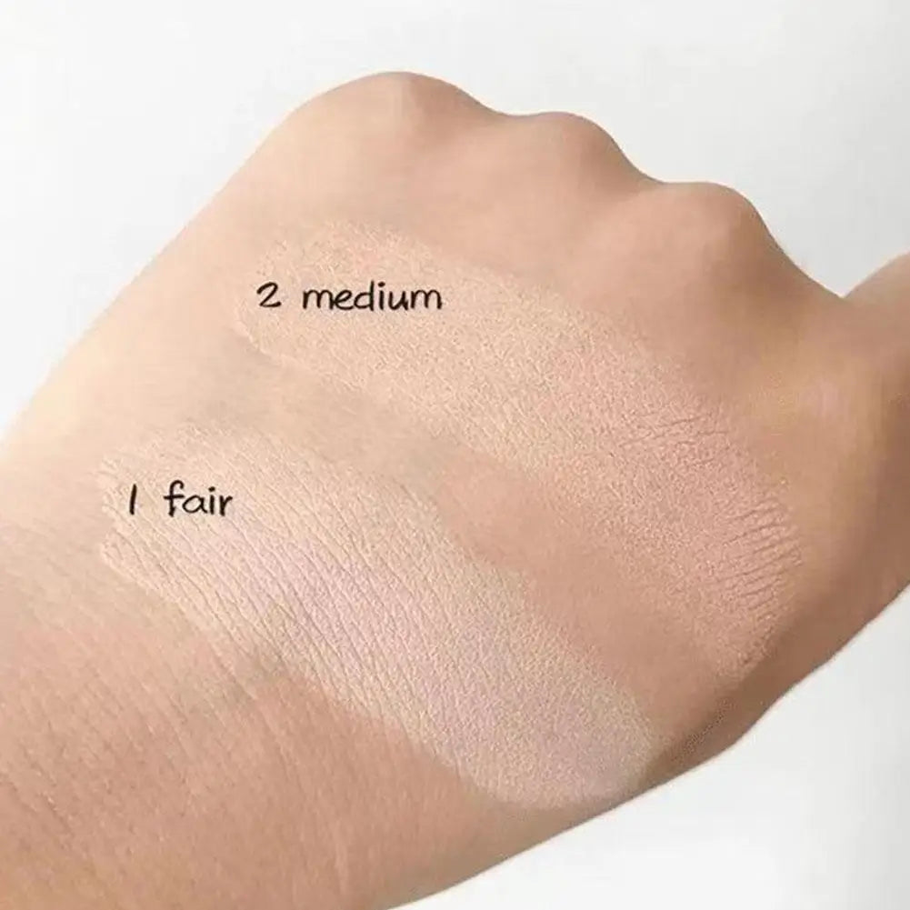 Natural Powder Setting Oil Control Puffs Waterproof Skin Brightening Foundation Compact for Soft Flawless Finish Honey Powder