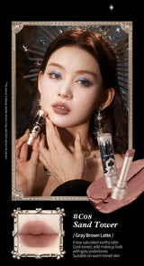 Rouge à lèvres Flower Knows Swan Ballet, brillant à lèvres effet miroir, hydratant et longue tenue, Nostickcup, nourrissant, 3,5 g