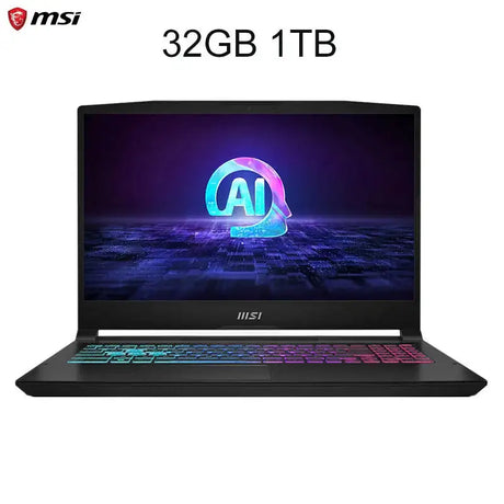 2024 MSI Katana A17 AI Laptop 17.3 Inch 2.5K QHD 240Hz IPS Screen Netbook AMD Ryzen R9-8945HS 16GB 1TB RTX4060 Gaming Notebook - Lootquake