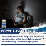 Vitamina A 10.000 UI: promueve la salud ocular, refuerza el sistema inmunitario y no contiene OMG.