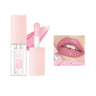 Pearlescent Pink Glitter Lip Oil Lustrous Color Changing Lip Gloss Moisturizing Makeup Lip Balm Mirror Glass Lip Glaze Cosmetics